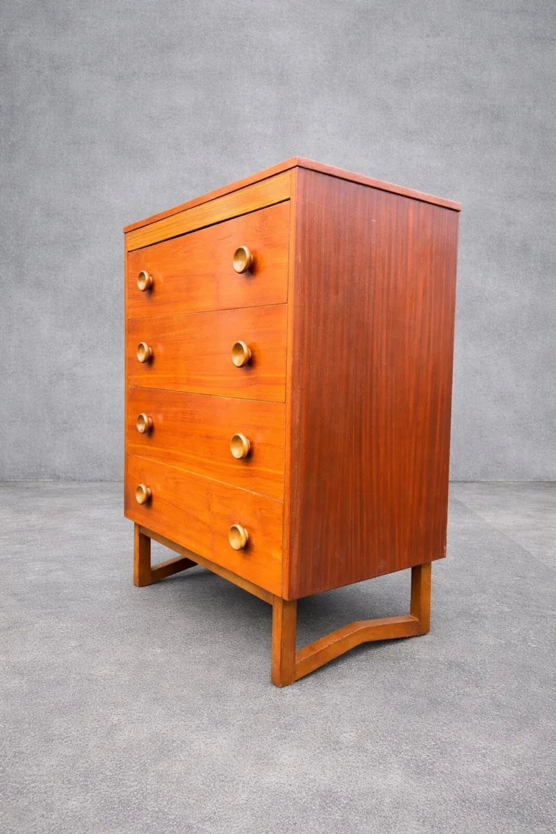 Mid century Danish teak stock sideboards drawers - Image 3