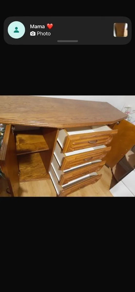 Vintage Chesnut Dresser - Image 3