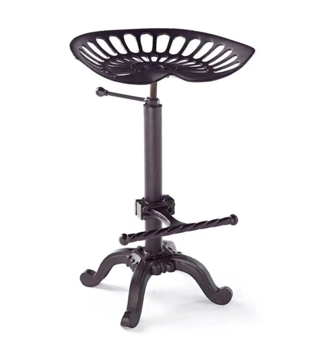 Cast Iron Tractor Style Kitchen Bar Stool NEW - Image 1