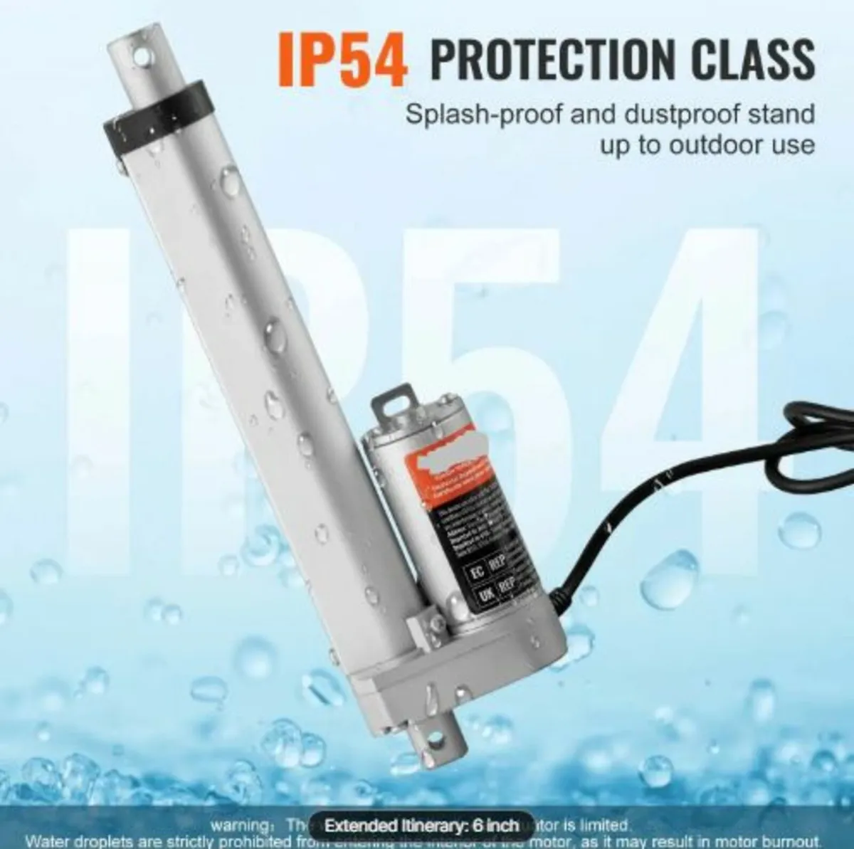 Linear Actuator 12V 15.2 cm 1.4 cm/s High Speed - Image 3