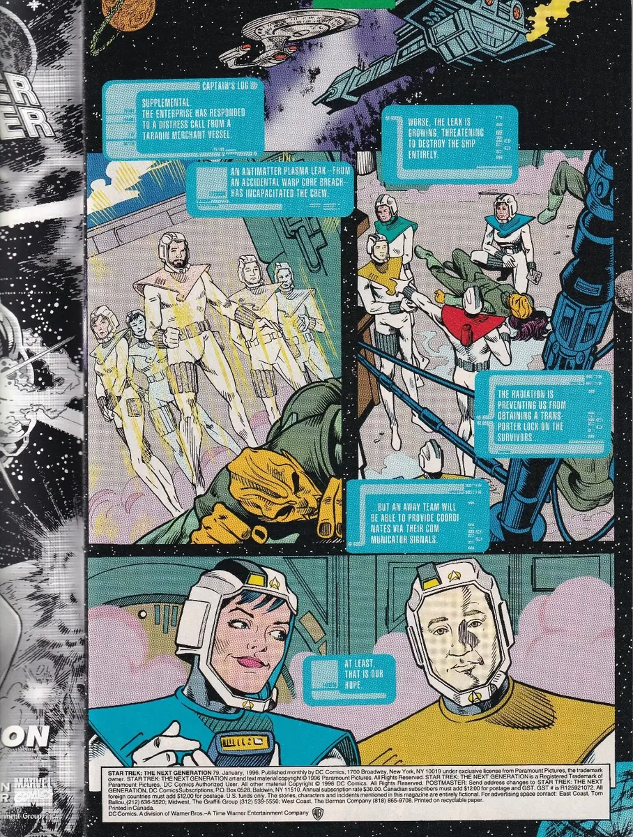 STAR TREK THE NEXT GENERATION #79 Q APP 1996 DC - Image 3