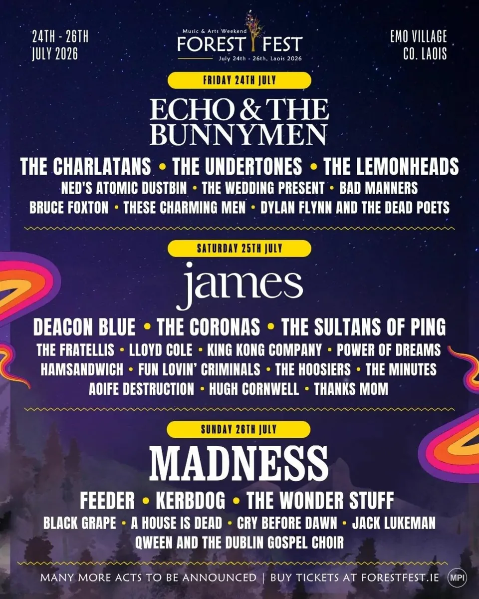 Forest fest tickets 2026