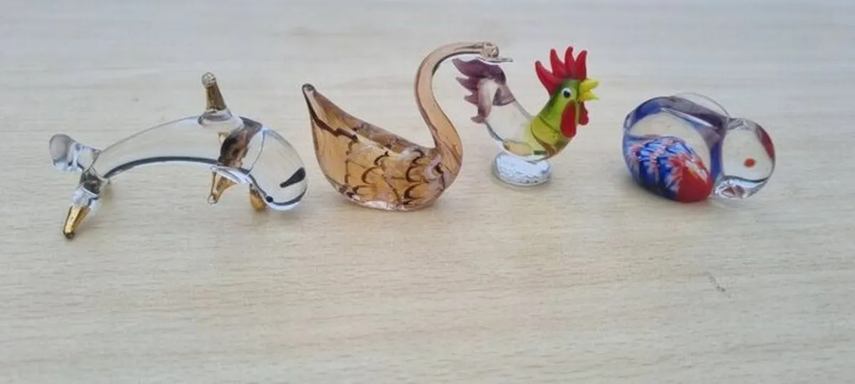 Murano glass small figurines - Image 2