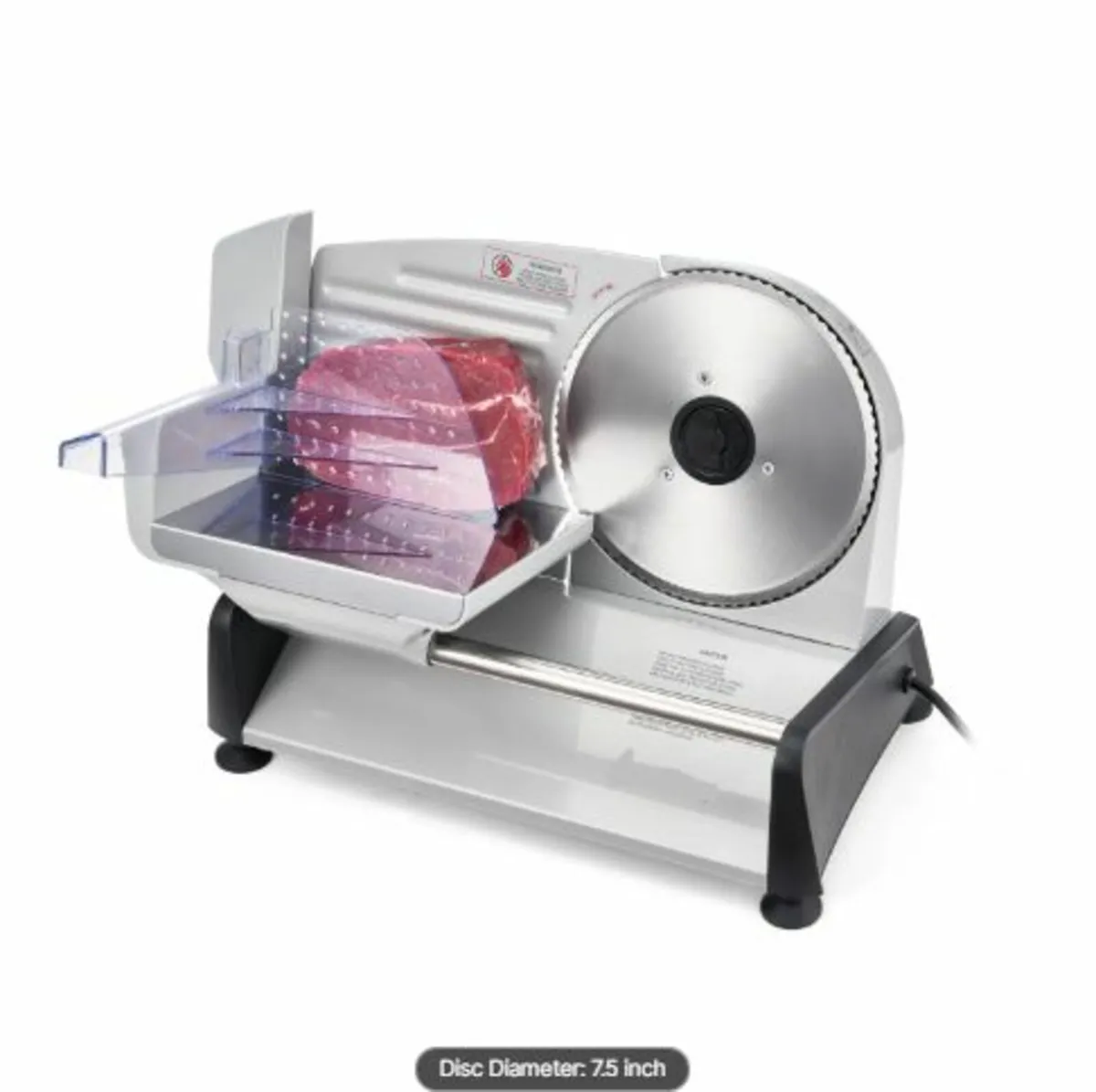 Meat Slicer, 200W Electric Deli Slicer Machine - Image 1