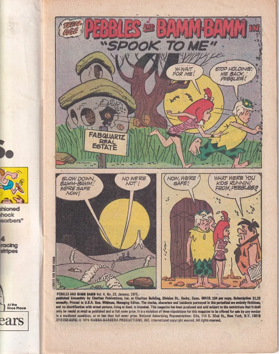 PEBBLES AND BAMM-BAMM #23 Spook to Me (1975) - Image 3