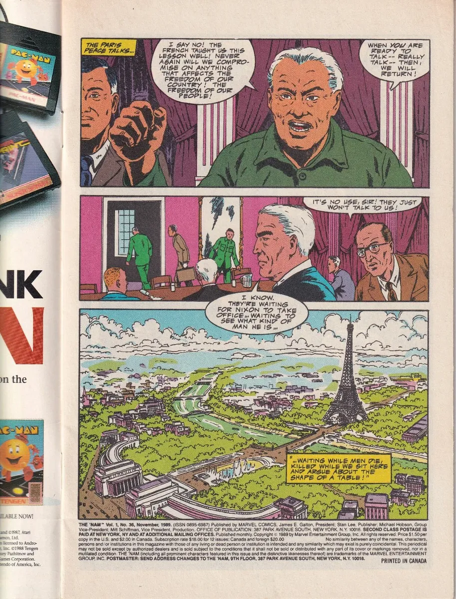 THE ’NAM #36 (1989) MARVEL COPPER AGE COMIC - Image 3