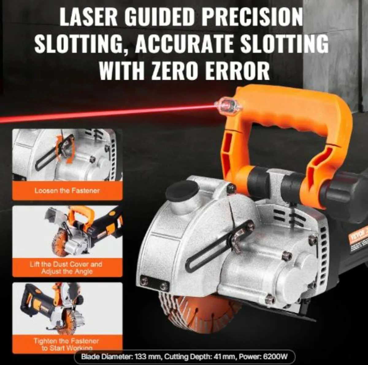 Electric Wall Chaser, Wall Groove Cutting Machine - Image 3