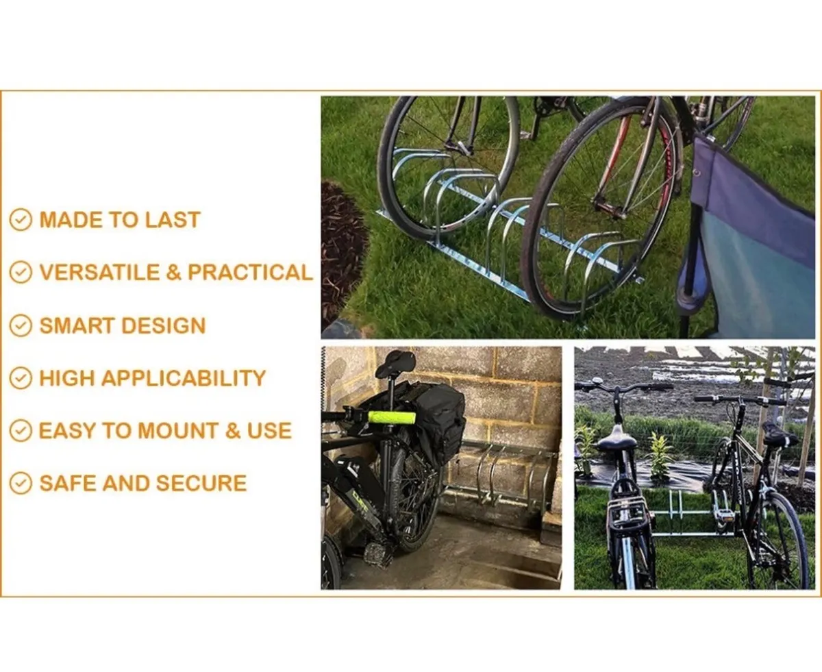 Bicycle Parking Stand Steel Pipe Bike Rack - Image 4