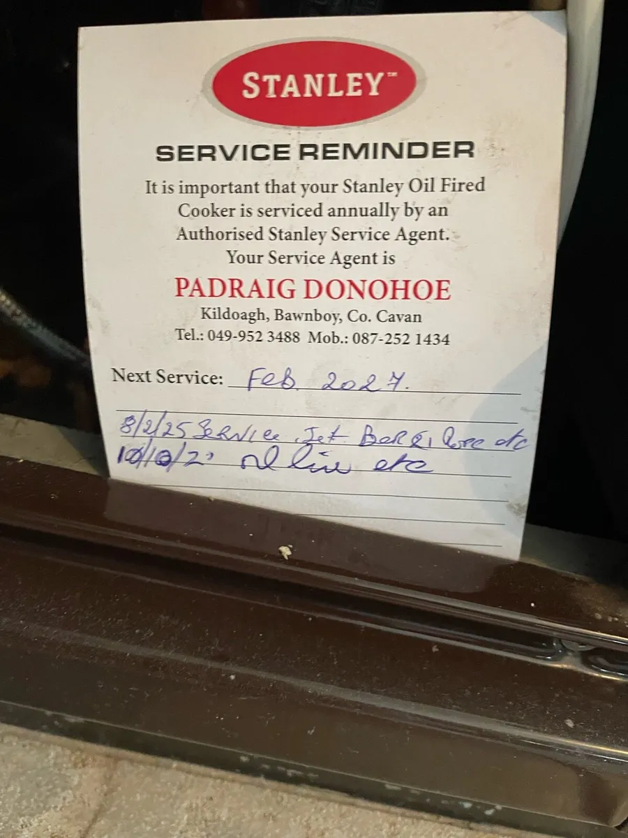 Stanley delux 90 oil fired range - Image 4