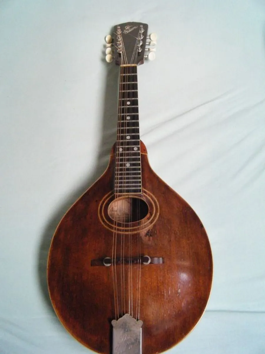 1919 Gibson A2 mandolin and case - Image 2