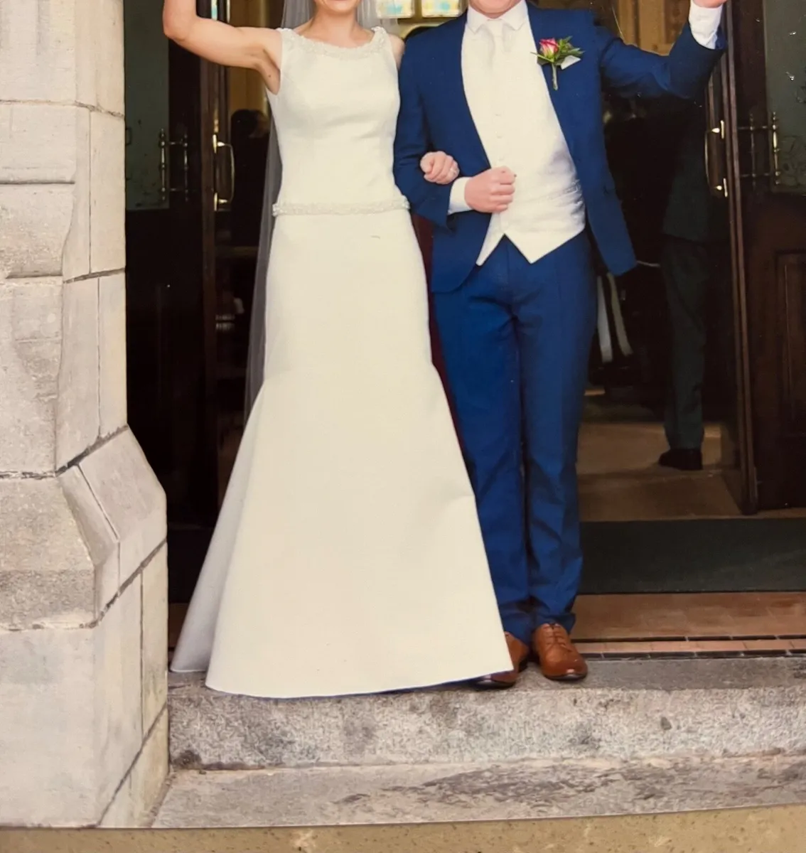 Wedding dress (size 8) - Image 2