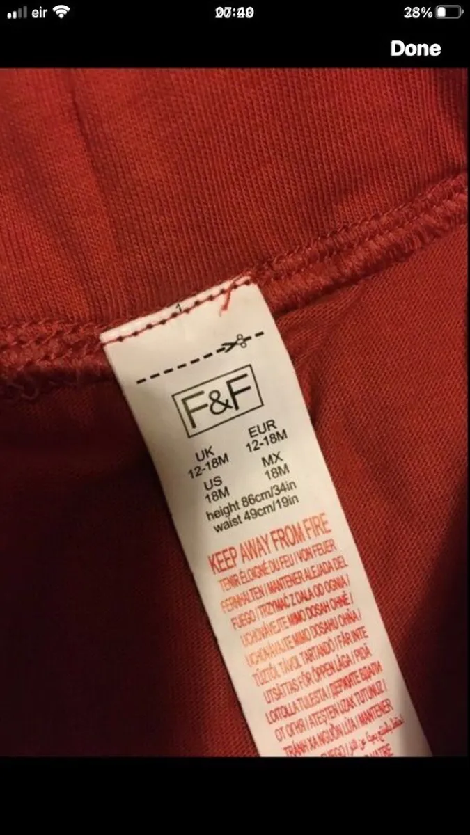 Boys new shorts 12/18 mths €2 - Image 3