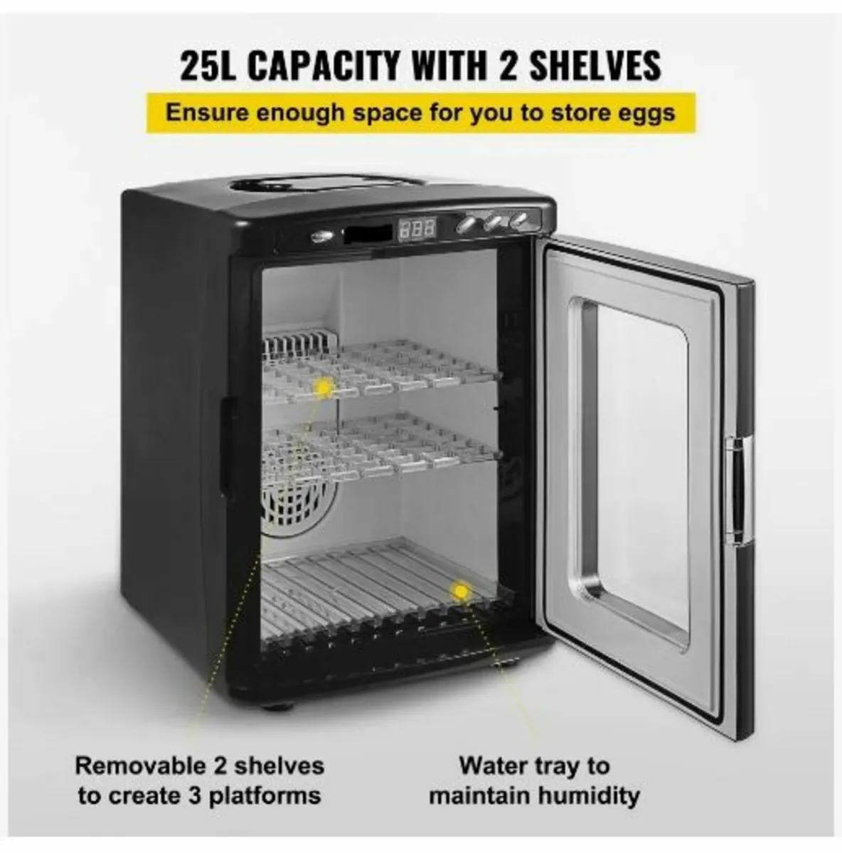 Black Reptile Incubator 25L - Image 4