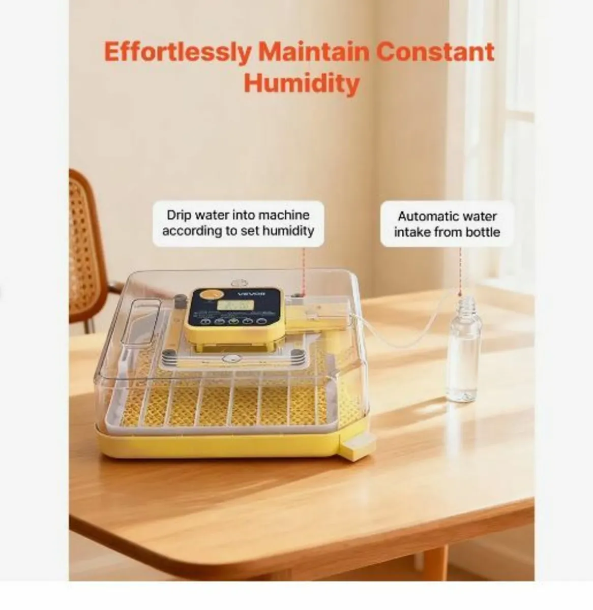 48 Egg Incubator, Automatic Egg Turner - Image 2