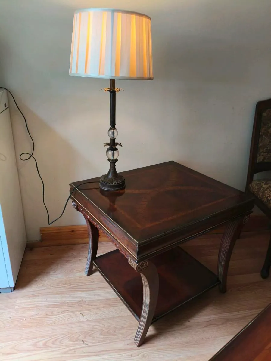 2 beautiful solid tables, like new 175 bargain - Image 3