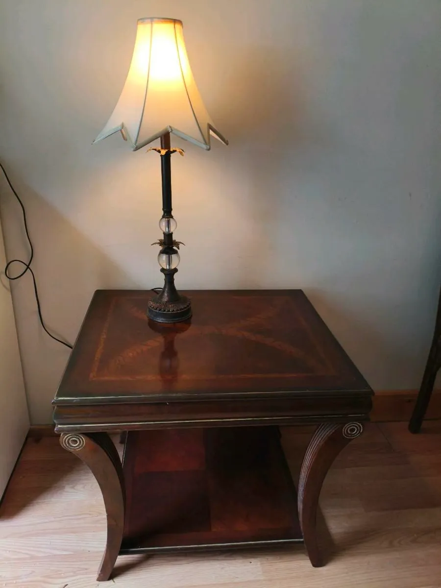 2 beautiful solid tables, like new 175 bargain - Image 4