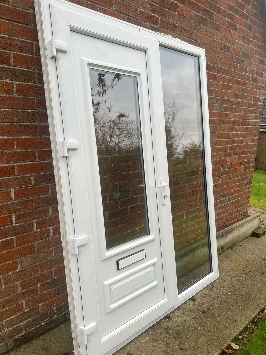 PVC Front door and side window - Image 1