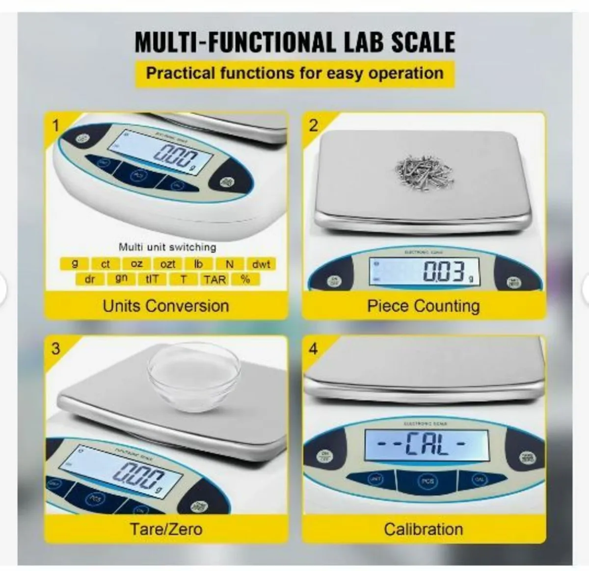 Analytical Balance, 5000g x 0.01g Accuracy Lab Sca - Image 4