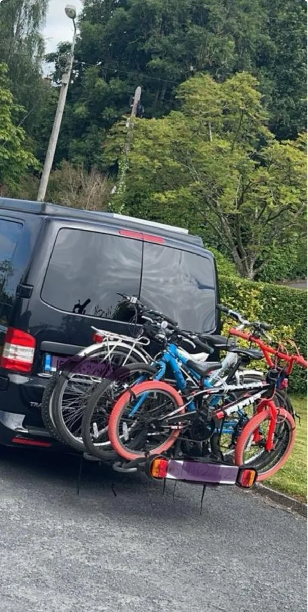 Mottez 4-Bike platform Carrier on Towball - Image 1