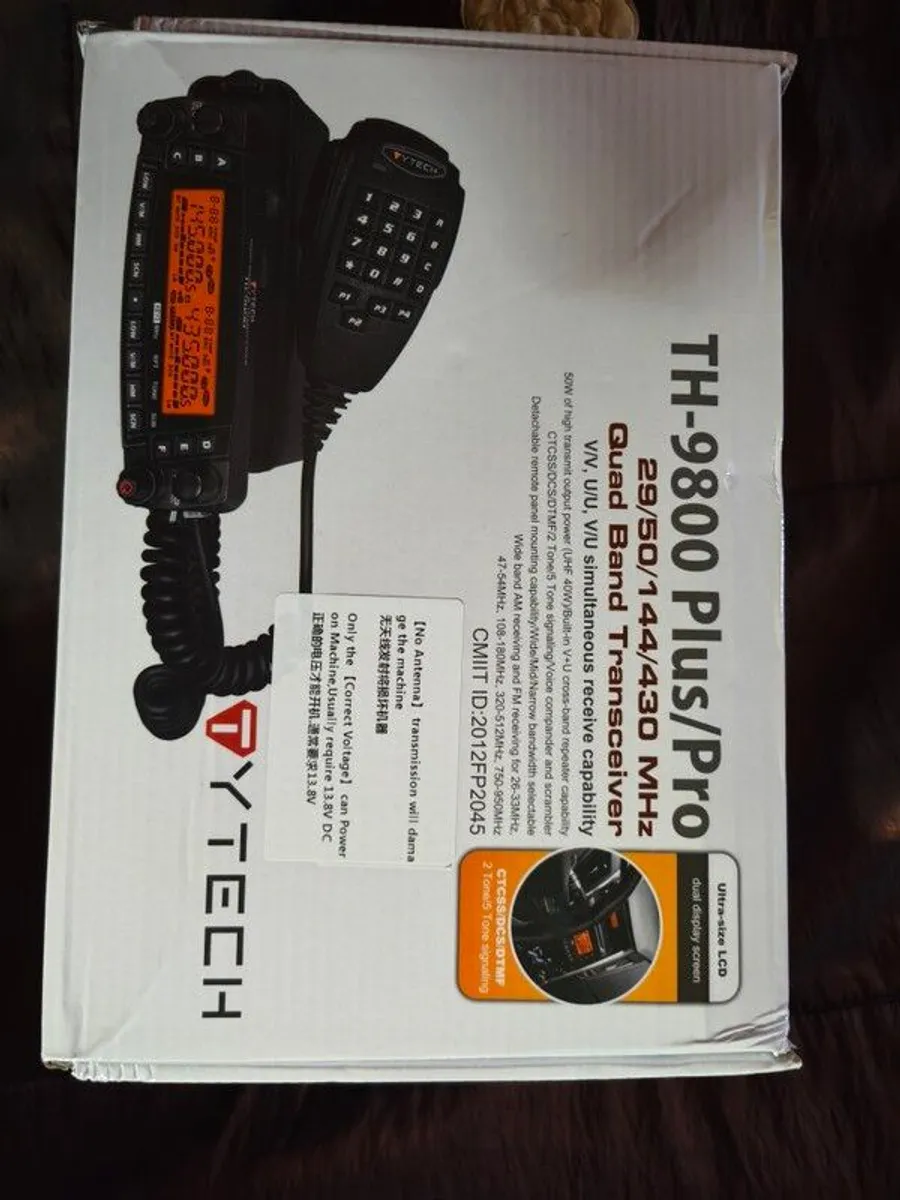 TYT -9800 PLUS /PRO Ham / CB Radio Transceiver - Image 2