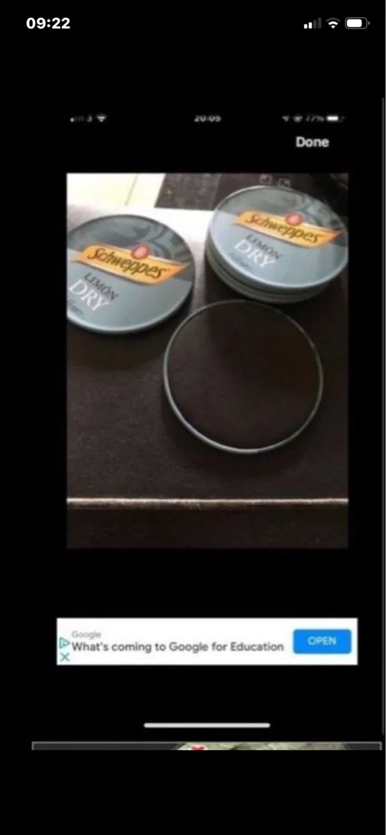 Schweppes Metal Coasters (6) - Image 2