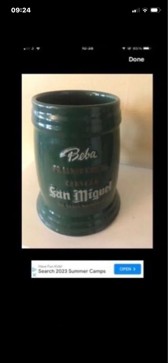 San Miguel Ceramic Tankard - Image 1