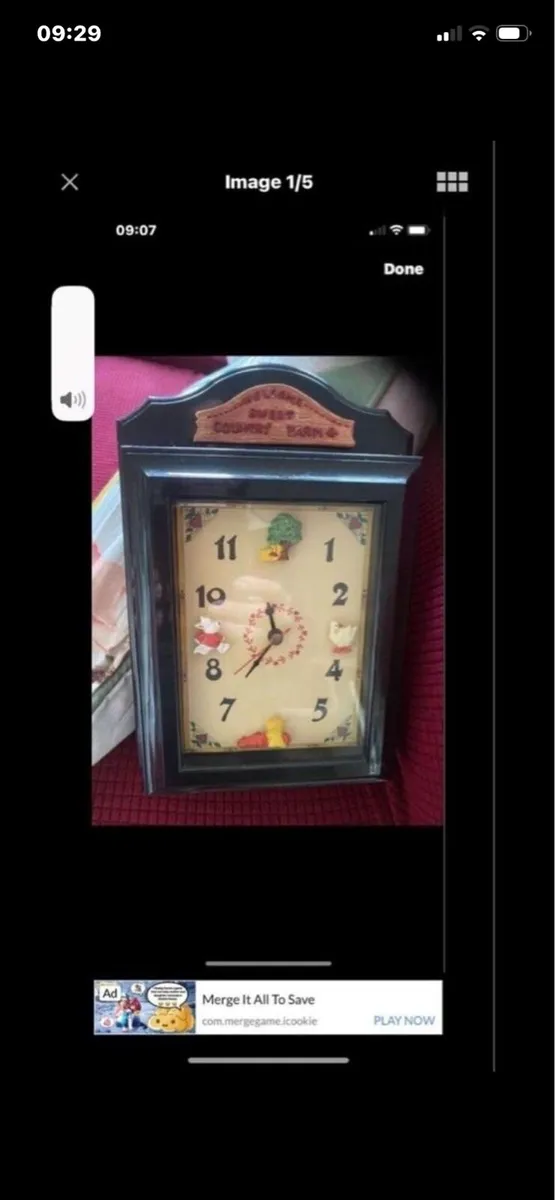 Sweet country Farm Clock & Key Box - Image 1