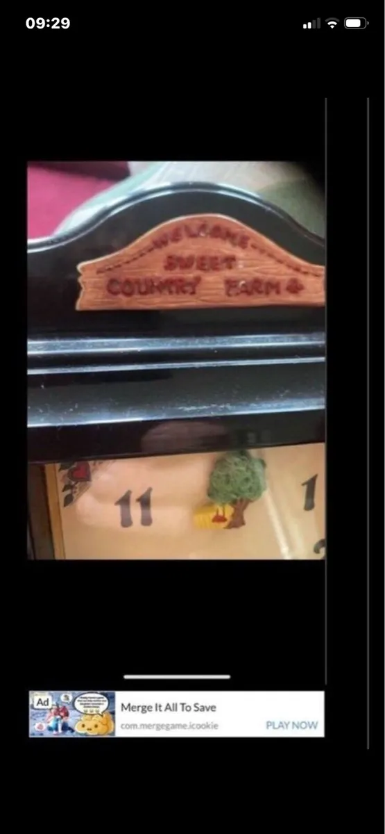 Sweet country Farm Clock & Key Box - Image 2