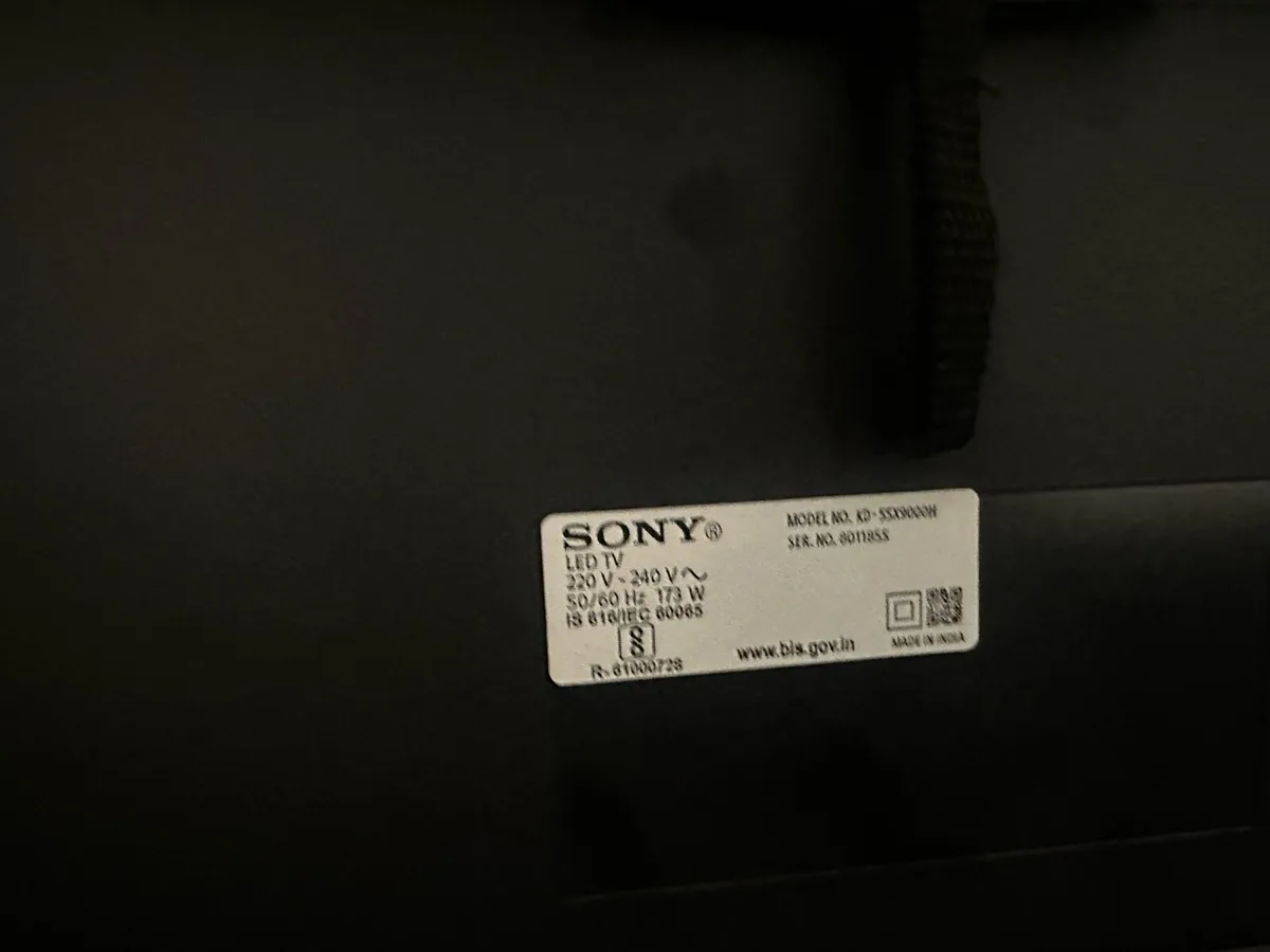 Sony Bravia 55 inch Television - Image 3