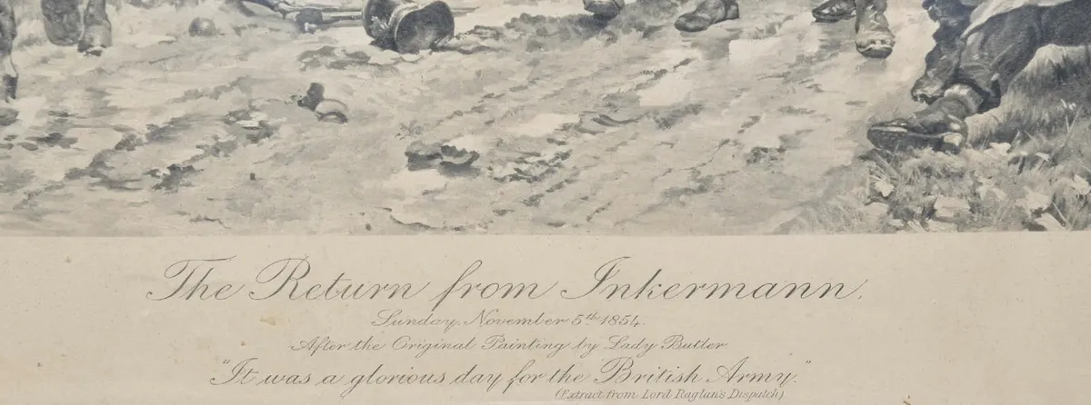 Return From Inkermann Antique Print 1890 - Image 3