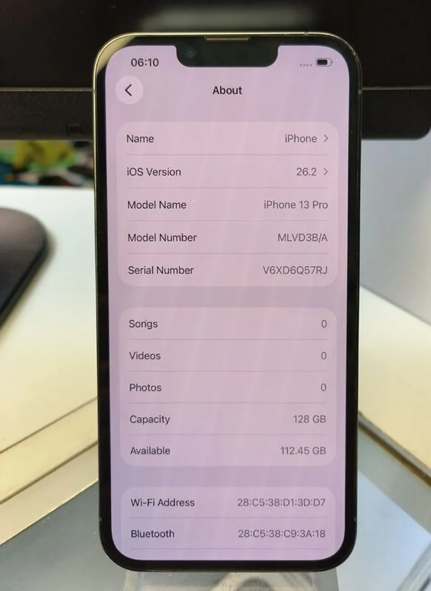 Apple iPhone 13 Pro 128GB Sierra Blue, Unlocked  battery health 86% mint condition - Image 4