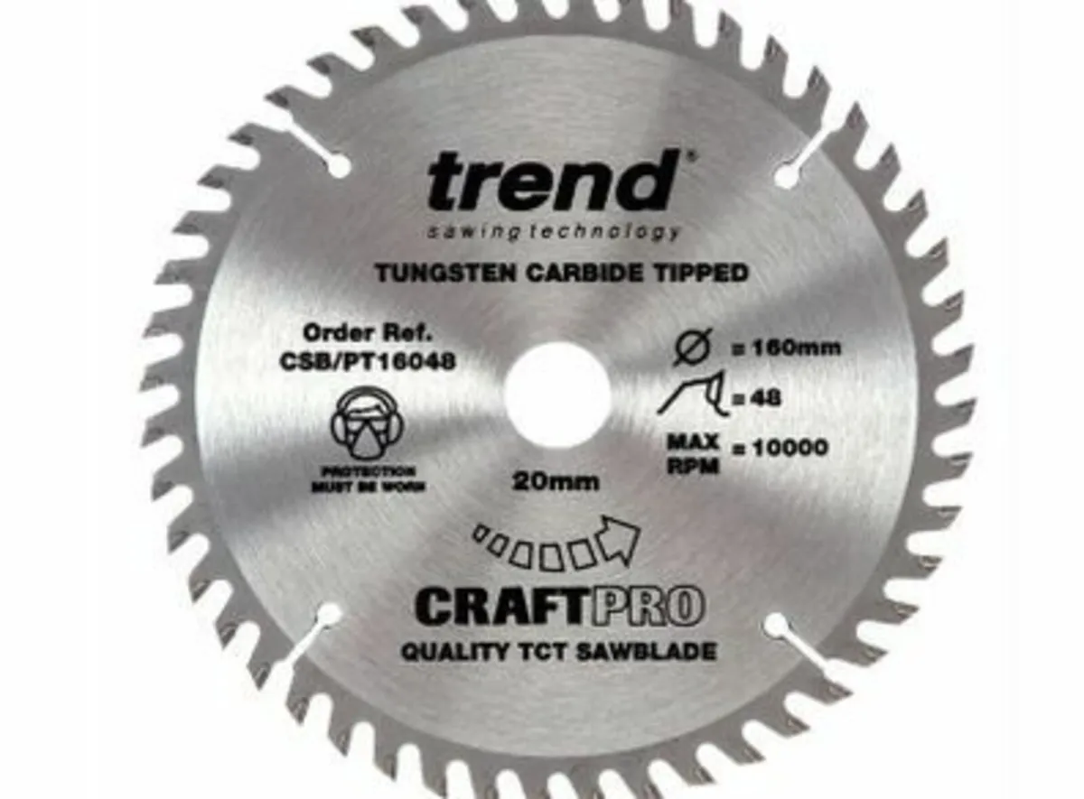 Trend CSB/PT16048 CraftPro Saw Blade 160mm 48T