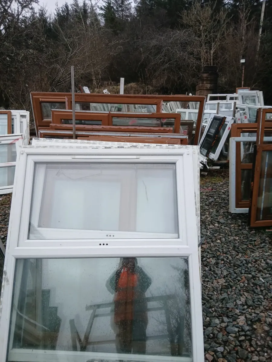 Pvc windows    golden oak  brown   with  black mag - Image 3