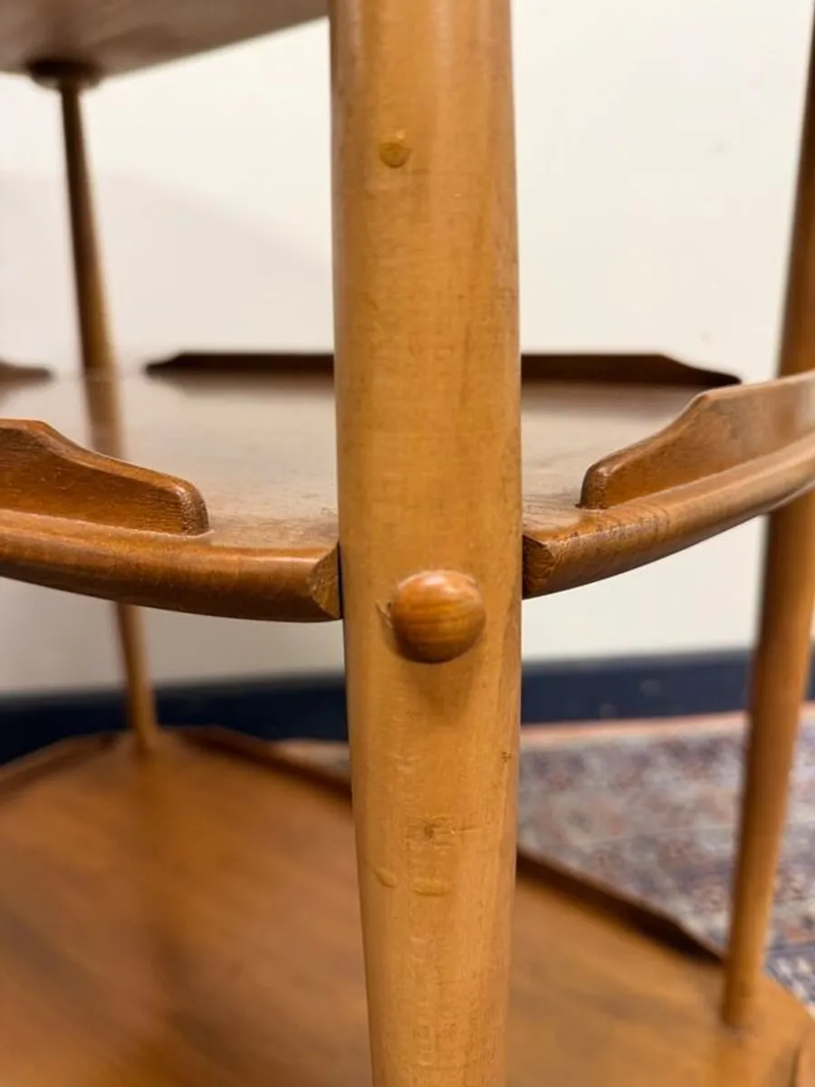 Ercol 458 Vintage Drinks Trolley Elm & Beech - Image 1