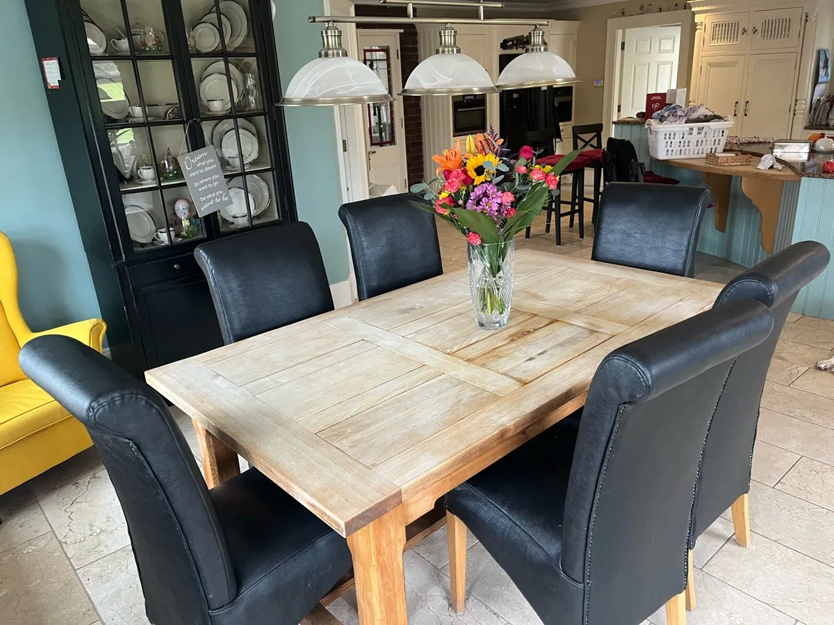 Kitchen table, chairs and dresser - Image 2