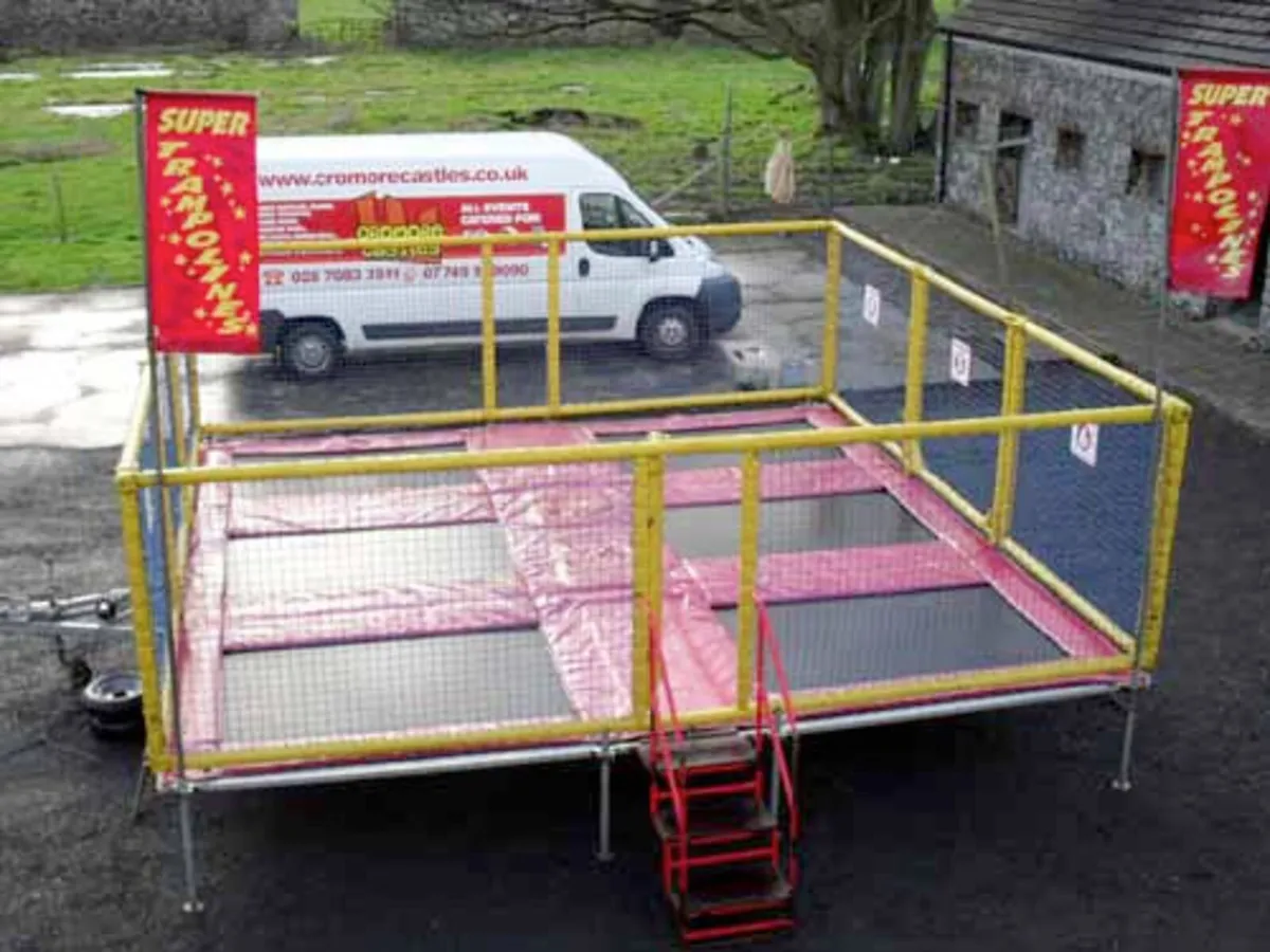 6 Bed Trailer Trampolines - Bouncy Castle