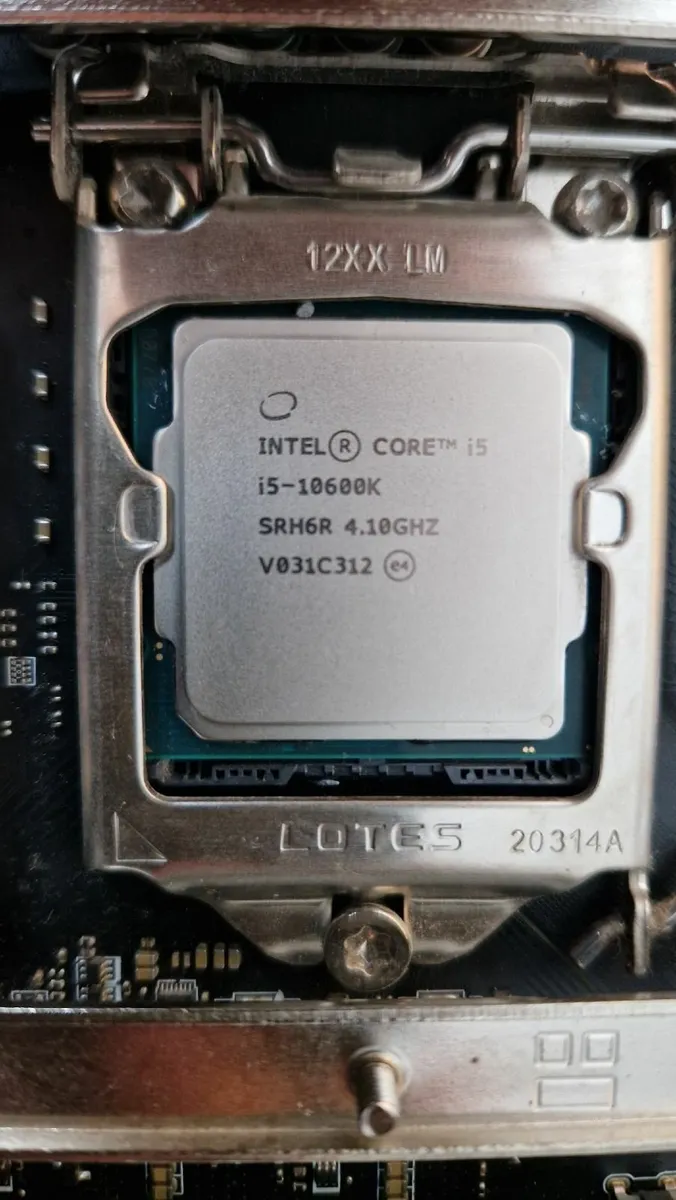 Intel i5-10600k CPU with Motherboard - Image 1