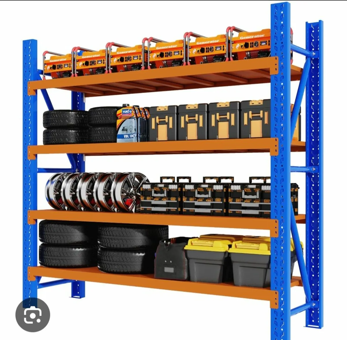 Shelves shelving garage unit factory storage - Image 2