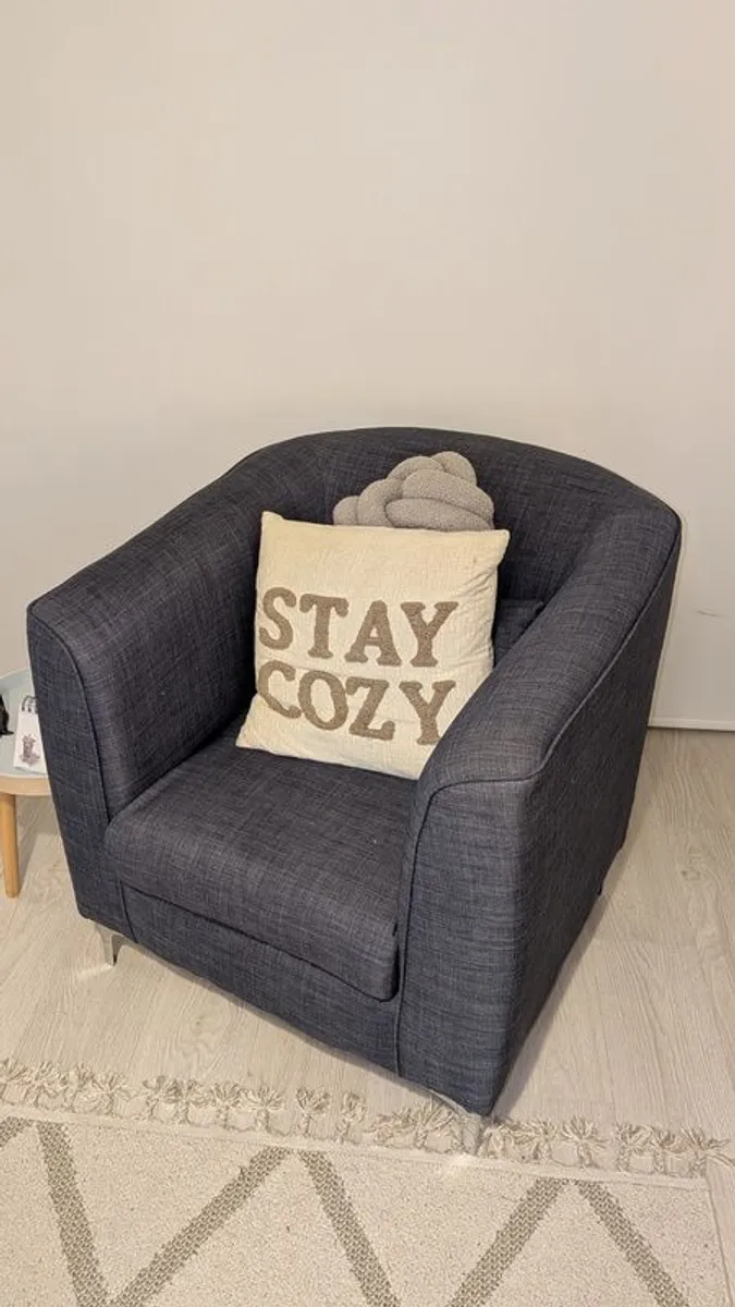 Two seater sofa and armchair - Image 2