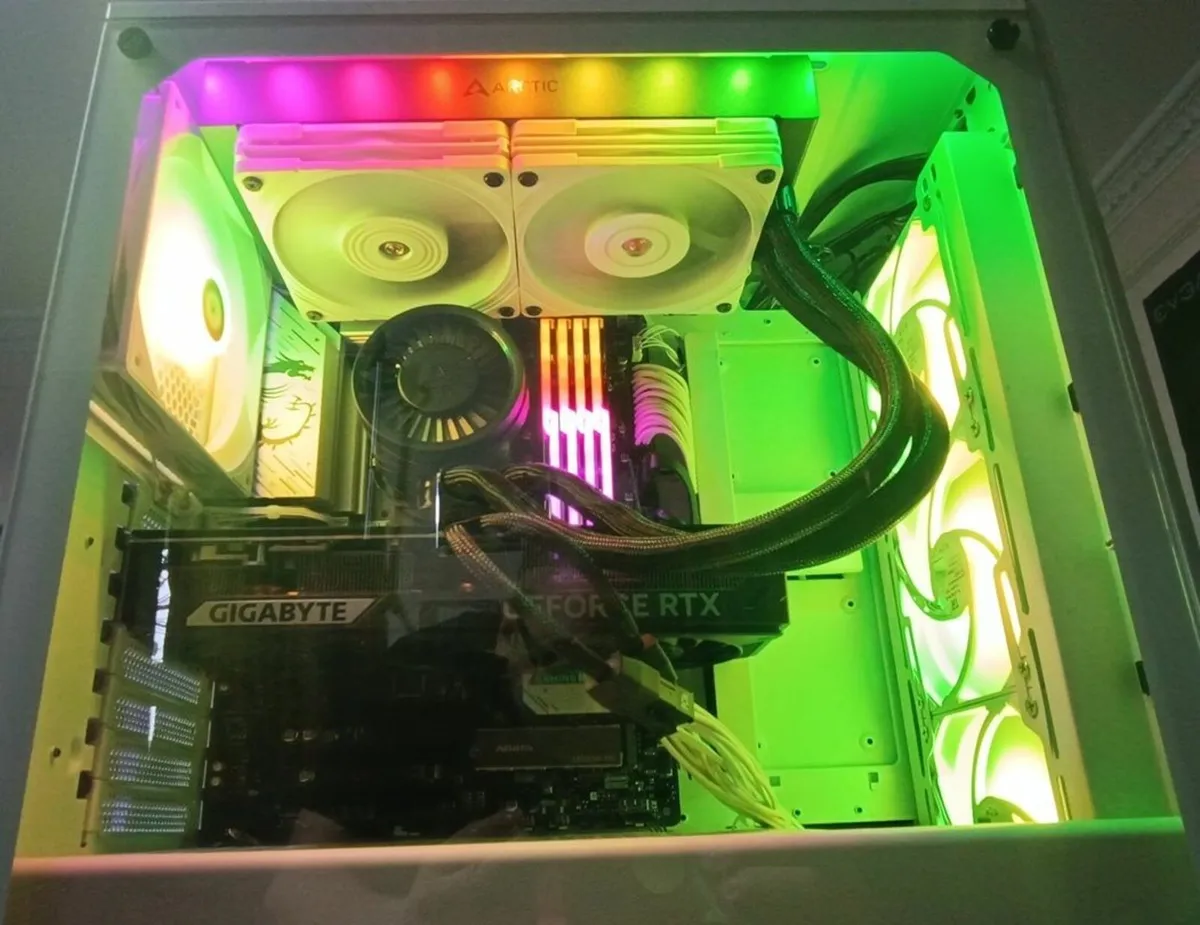 White Beast i7-12Gen RTX 5070 Gaming PC - Image 3