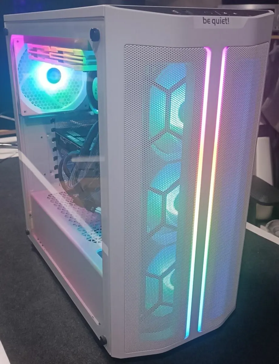 White Beast i7-12Gen RTX 5070 Gaming PC - Image 1