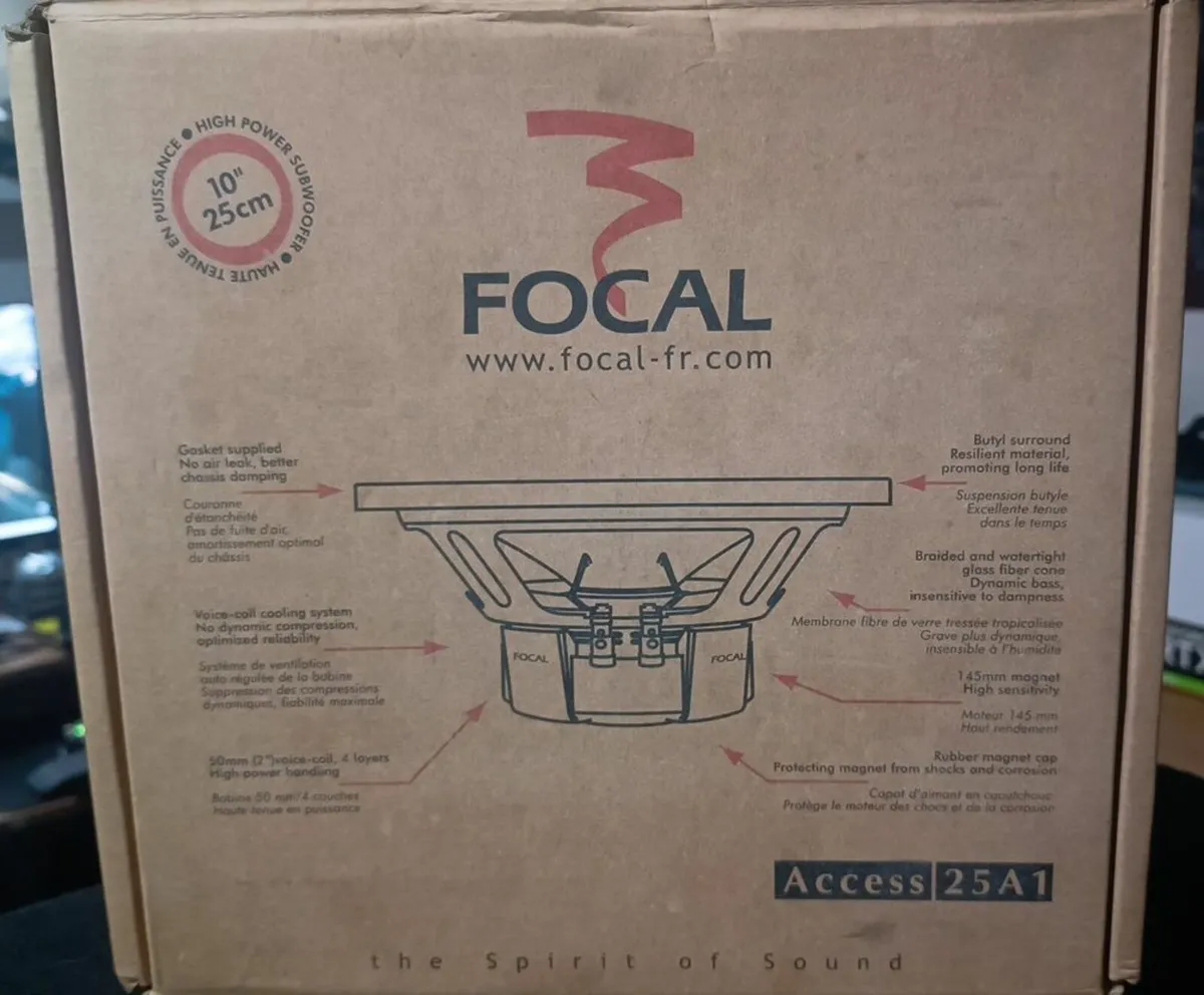 FOCAL Car Passive 200RMS Subwoofer - Image 3