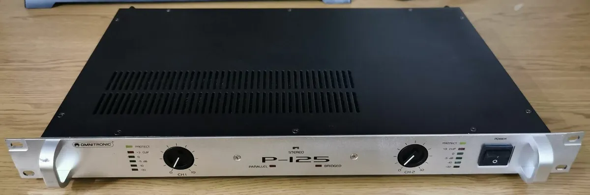 Omnitronic P-125 Endstufe, 2x65w/4 Ohm - Image 1