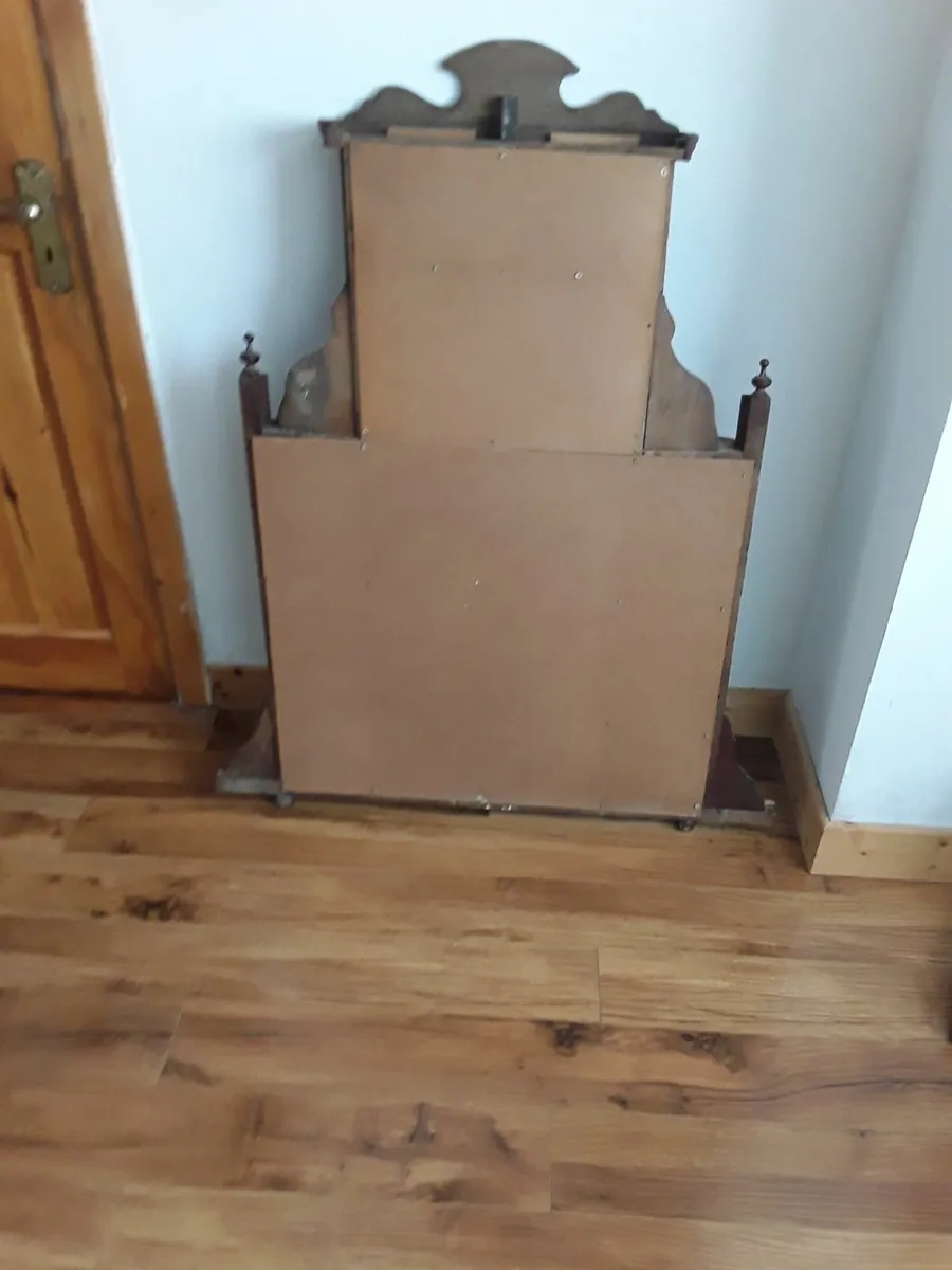 Beautiful solid mahogany over mantle Edwardian - Image 2