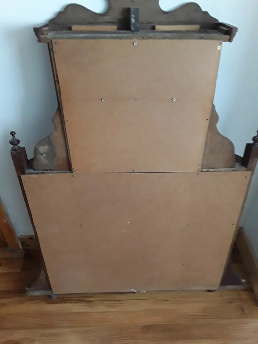 Beautiful solid mahogany over mantle Edwardian - Image 3