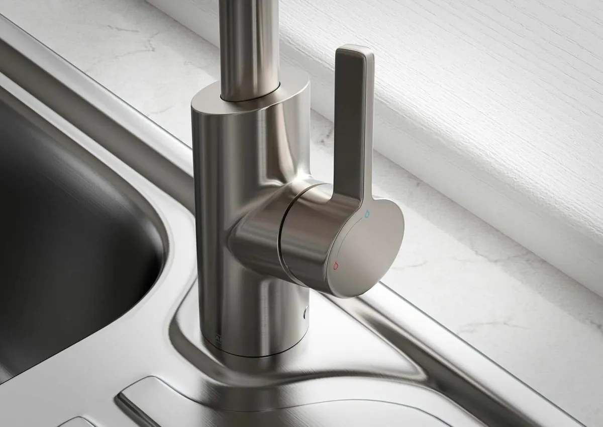 Maple Easyfit Kitchen Sink Mixer Stainless Steel - Image 4