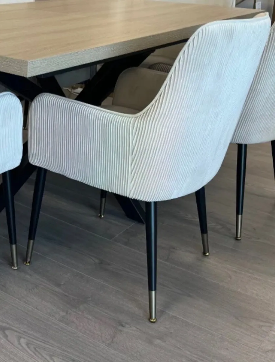 CAN BE DELIVERED Brand new Wilcox Dining chairs - Image 2