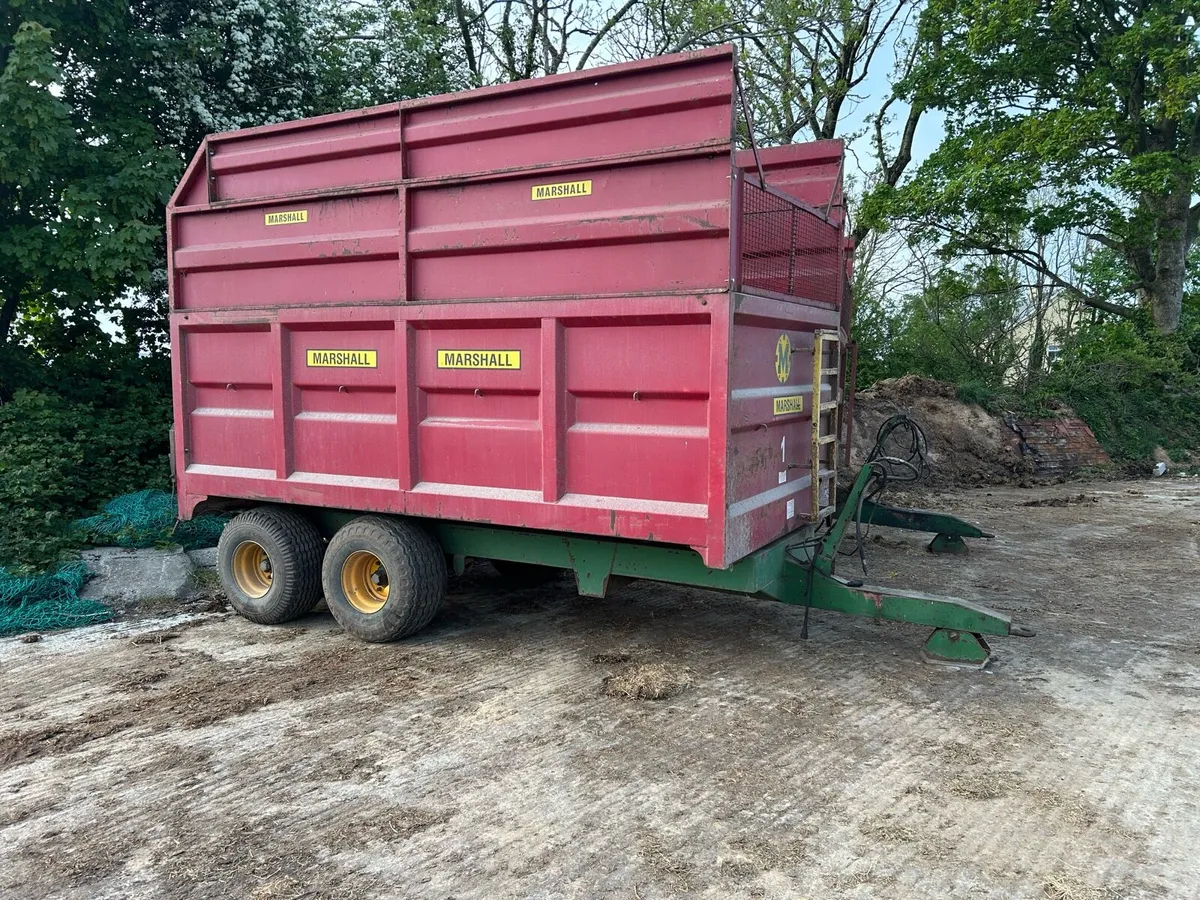 14ft Marshall Sliage/grain trailer - Image 1