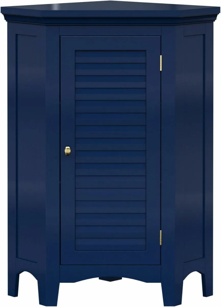 Glancy Freestanding Corner Floor Cabinet with - Image 1