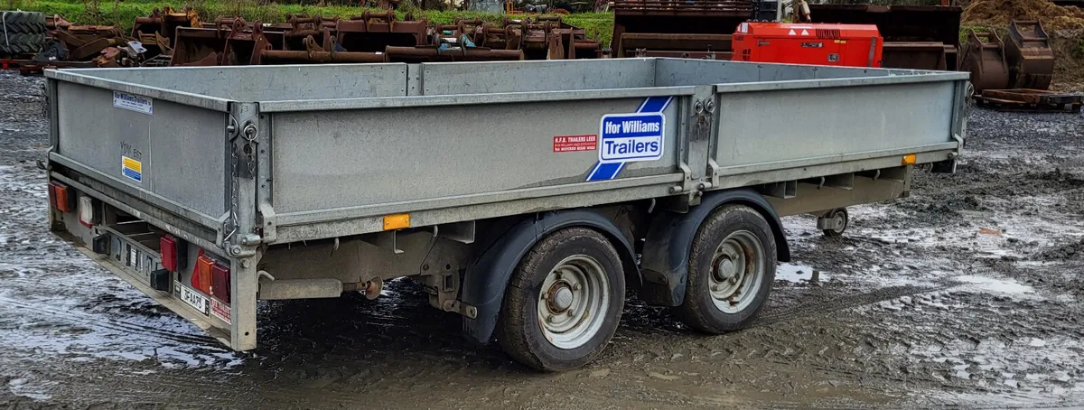 Ifor Williams 12ft x 6'6" builders trailer - Image 1